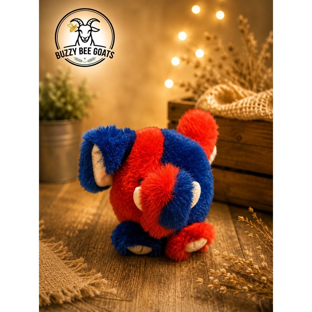 SWIBCO PUFFKINS STARS & STRIPES ELEPHANT PLUSH BEANBAG TOY VINTAGE